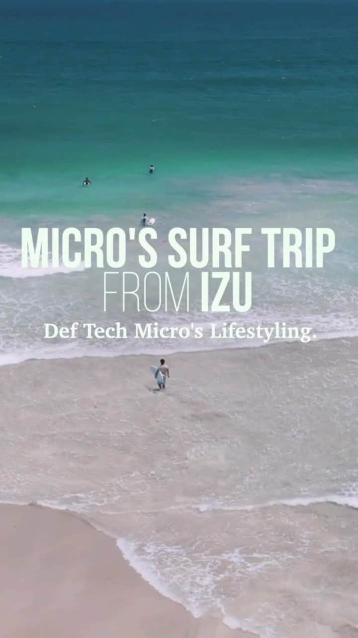 Microのインスタグラム：「Micro's Surf Trip from IZU / Location｜Tatado Beach ALL VIDEO SHOOT & EDIT by "DJ 1,2" @dj_1_2   https://youtu.be/74_88nx854I」