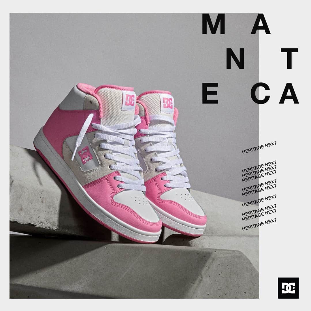 DCシューズのインスタグラム：「The new @dc_womens Manteca 4 Hi 🔊  Available now online 👈」