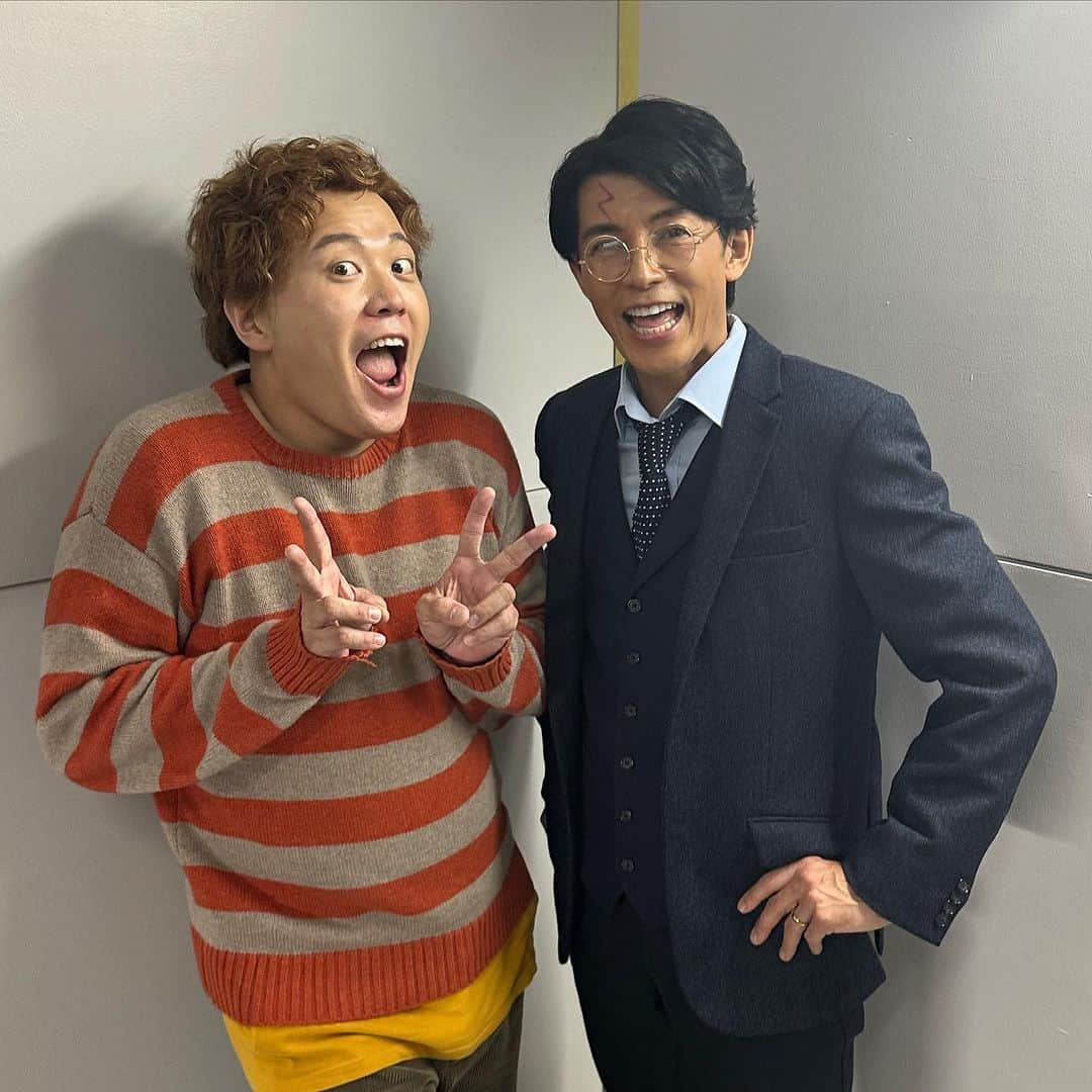 エハラマサヒロさんのインスタグラム写真 - (エハラマサヒロInstagram)「藤木直人さんことフジー・ポッターが昨日デビューされました‼️ええ声だわ〜顔ちっちゃいわ〜優しいわ〜ナイスガイだわ〜一流芸能人さんだわ〜😆😆  また新しい感じになってく舞台ハリポタ見に来てちょ‼️  #カッコ良すぎてカッコいい #舞台ハリーポッターと呪いの子」7月30日 11時28分 - eharamasahiro