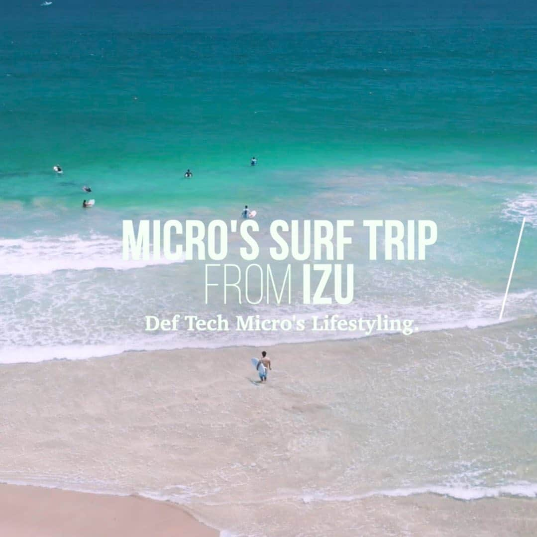 Microのインスタグラム：「Micro's Surf Trip from IZU / Location｜Tatado Beach ALL VIDEO SHOOT & EDIT by "DJ 1,2" @dj_1_2   この日は波が小さかったけどノリくんと ゆっくりセッションできてよかった。  https://youtu.be/74_88nx854I」