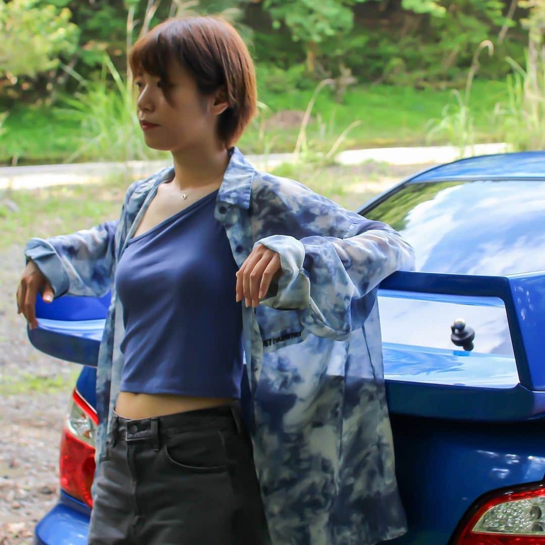のインスタグラム：「先日の動画の没サムネです😊  #愛車紹介#テレス#車好き女子#車女子#subaru#impreza #wrx#sti#gda#gdb#インプレッサ」