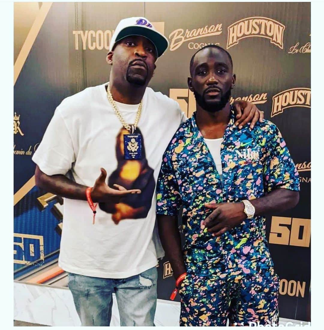 トニー・イエイヨーのインスタグラム：「Congratulations Champ @tbudcrawford you told @50cent at tycoon weekend you the best .」