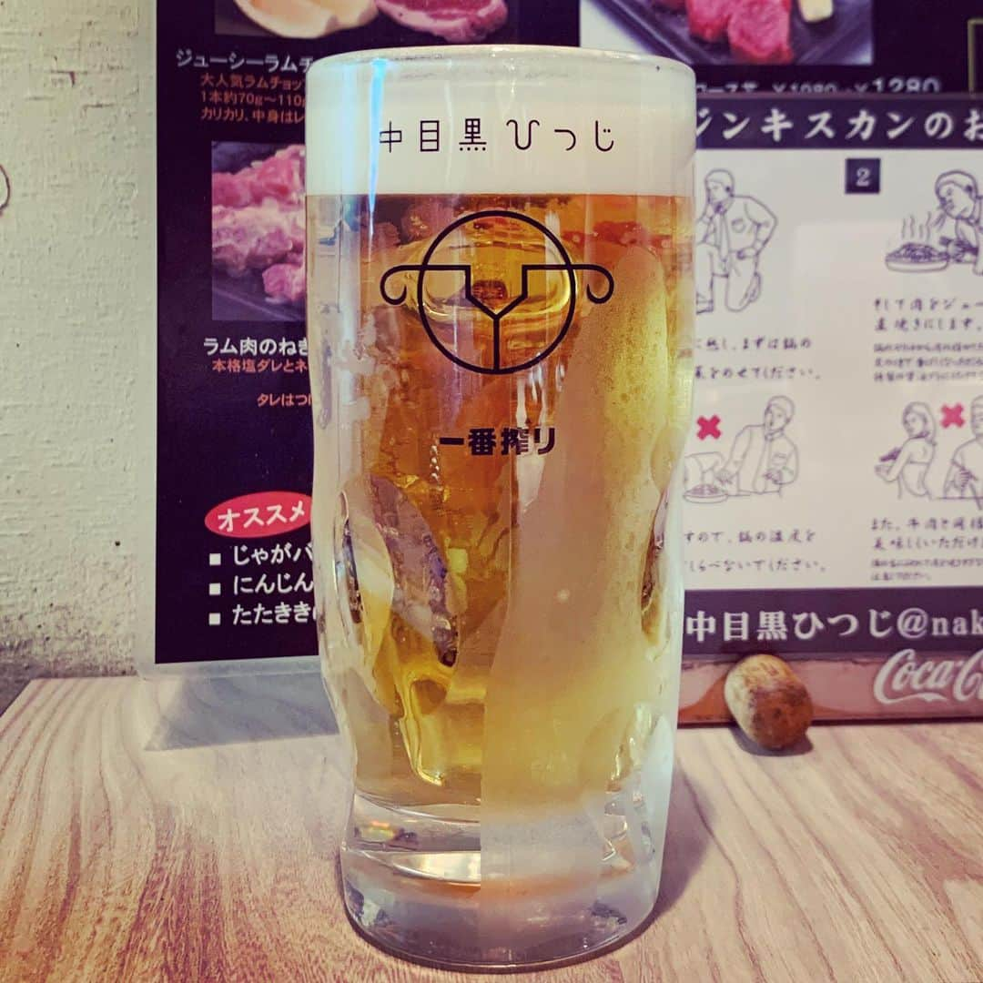 くろさんのインスタグラム写真 - (くろInstagram)「中目黒ひつじランチ🐑🥩🍺  ひさびさに中目黒ひつじでジンギスカンランチ🍽️  仔羊の極上ラムロース芯が旨しでした😋  #ジンギスカンマトン #ジンギスカンラム #アイスランドラム #仔羊の極上ラムロース #中目黒ひつじ #中目黒ひつじ目黒川店  #中目黒ひつじランチ #中目黒ランチ #ジンギスカンランチ #中目黒ジンギスカン #中目黒グルメ #ランチビール #ランチビア #昼からビール #昼ビ #ランチ生ビール🍺 #ランチ生レモン🍋サワー #くろ呑み喰い」7月30日 13時58分 - m6bmw