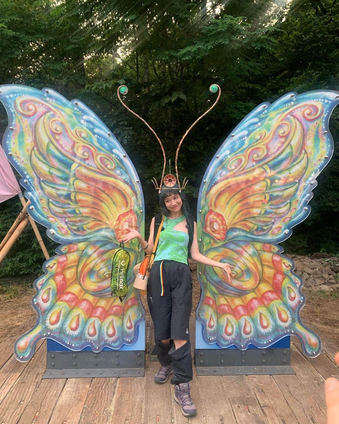 タカハシマイさんのインスタグラム写真 - (タカハシマイInstagram)「細胞が喜んでました🦋💞🦋💞 やっぱいいなぁフジ  #fujirockfestival」7月30日 14時00分 - iamihsahakatiam