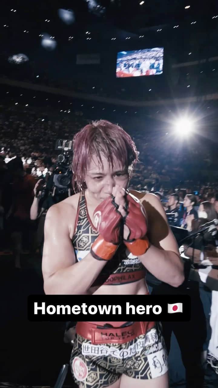 のインスタグラム：「👏 𝑹𝑬𝑨𝑪𝑻𝑰𝑶𝑵  @kana_0821 and @vetaarteaga give their immediate reactions following their three-round showcase at the Saitama. #BellatorXRizin」