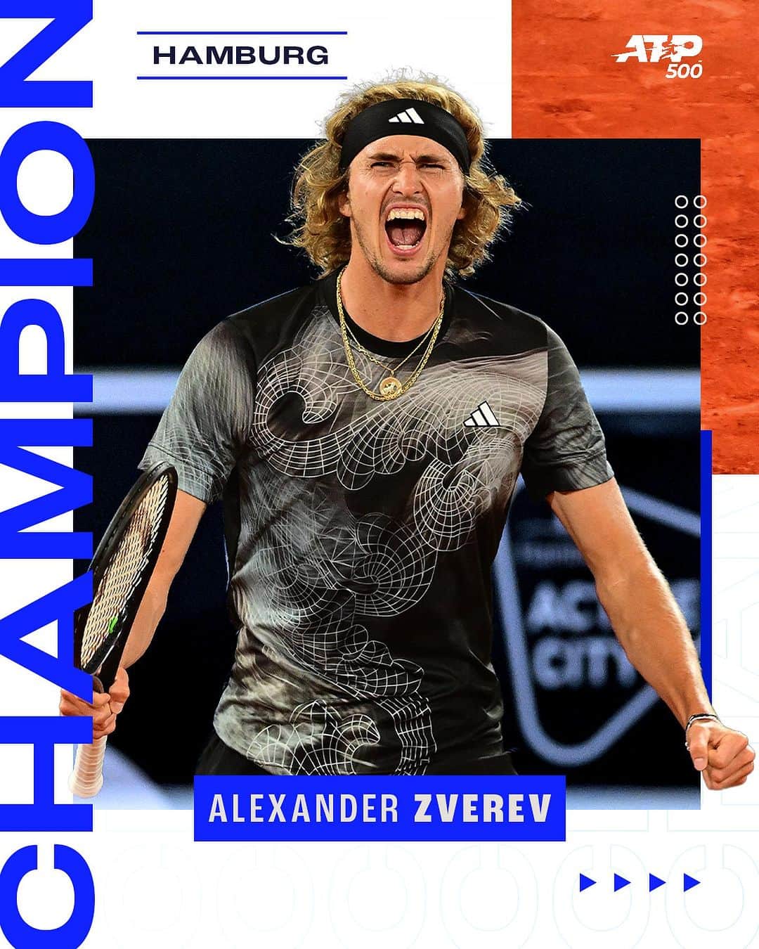 ATP World Tourさんのインスタグラム写真 - (ATP World TourInstagram)「Hometown Glory! 🏆   @hamburgopen | #hamburgopen」7月31日 0時12分 - atptour