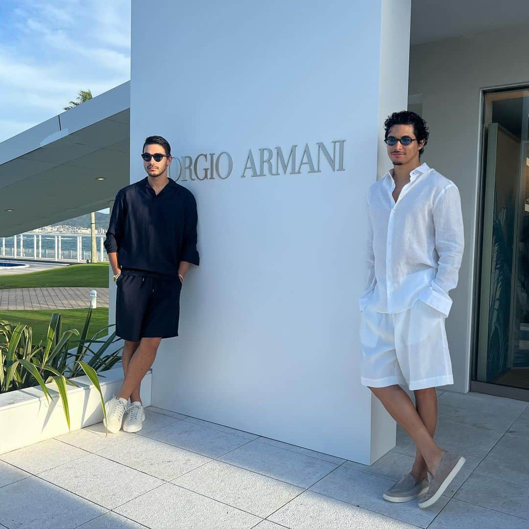 三渡洲舞人さんのインスタグラム写真 - (三渡洲舞人Instagram)「Thank u GIORGIO ARMANI. #summer#event#giorgioarmani#fashion#model#armani」7月31日 0時59分 - maitoo