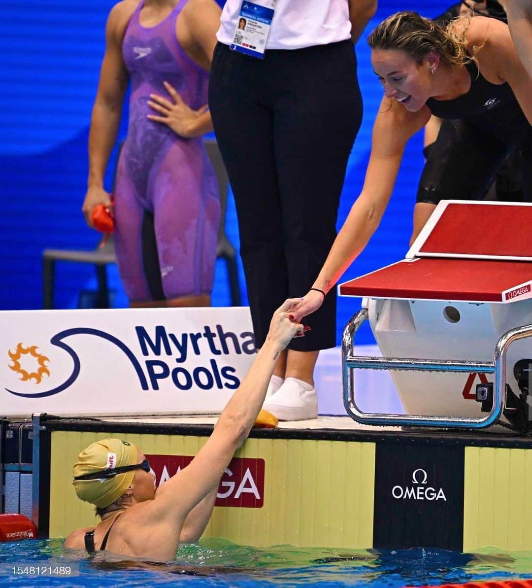 マディソン・ウィルソンのインスタグラム：「I’d bleed for this team 💛💚Absolutely honoured to be apart of 4 incredible relays with the ladies. Up and down week personally but hungrier than ever to support my team 💕」