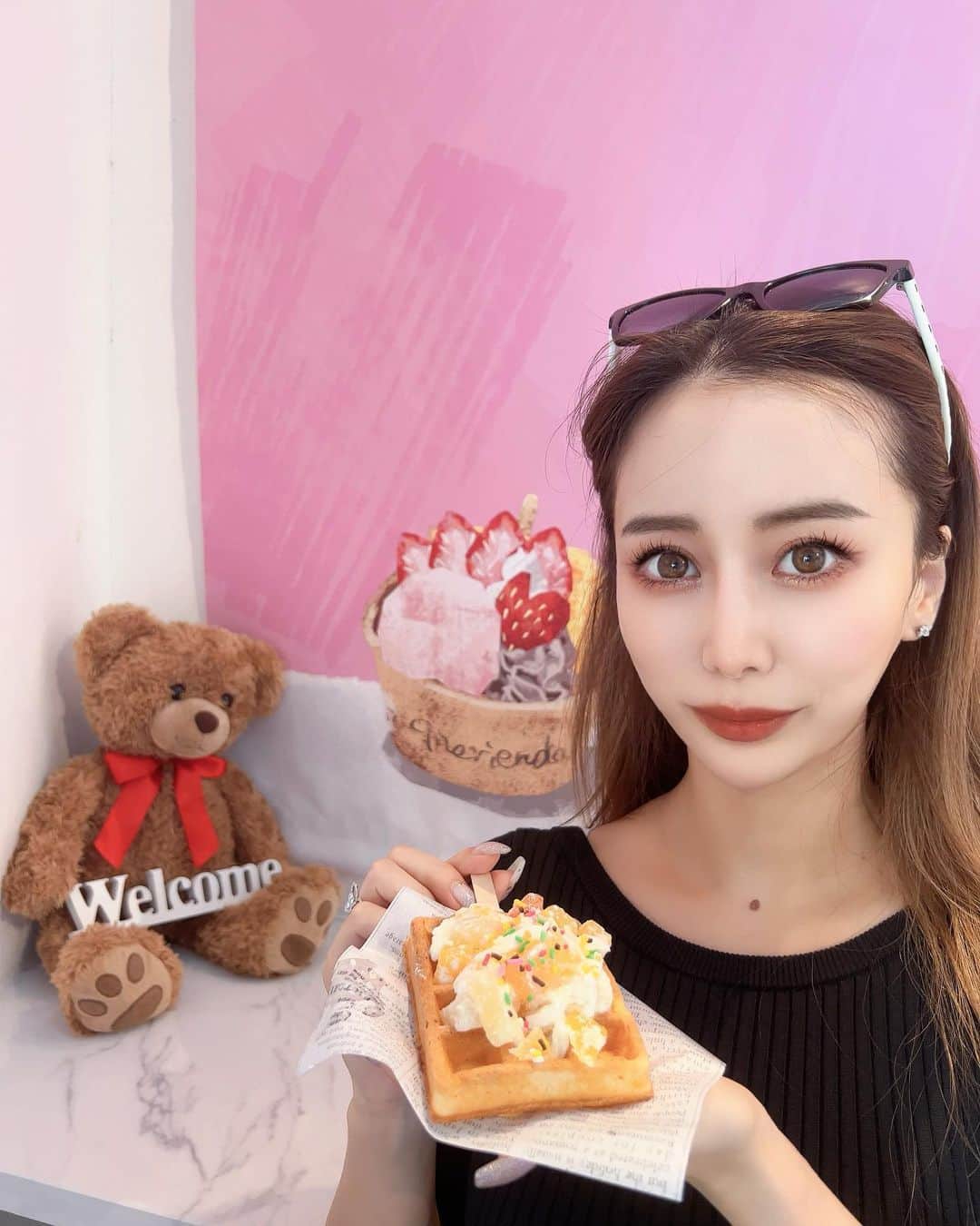 KARINのインスタグラム：「だいぶ前からマツエク やめた🤣🩵 めっちゃ楽😍  #korea #china」