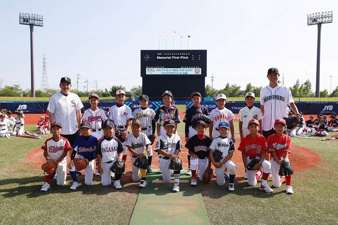 岩隈久志さんのインスタグラム写真 - (岩隈久志Instagram)「【AIG presents MLB CUP2023ファイナルラウンドin石巻】  7/28〜7/30の開会式を含めた3日間、MLB CUP2023がセイホクパーク石巻にて開催されました！  全国各地から勝ち上がったチーム同士の戦いはレベルが高く、素晴らしい試合ばかりでした！  試合や野球教室でのキラキラした子どもたち目をみてこれからが楽しみです！  選手のみんな、応援に来てくれた家族の皆さん、スタッフの皆さんお疲れ様でした！  そしてありがとうございました^_^  #mlb #baseball  #AIG #MLBJAPAN #MLBCUP @aigjapan  @mlbjapan」7月30日 17時36分 - hisashiiwakuma_21