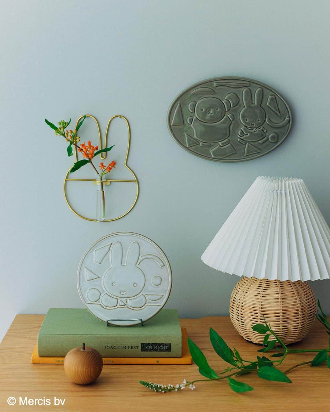 studio CLIP スタディオクリップ　ミッフィー　ラタンオブジェ studio CLIP スタディオクリップ ミッフィー ラタンオブジェ - メルカリ