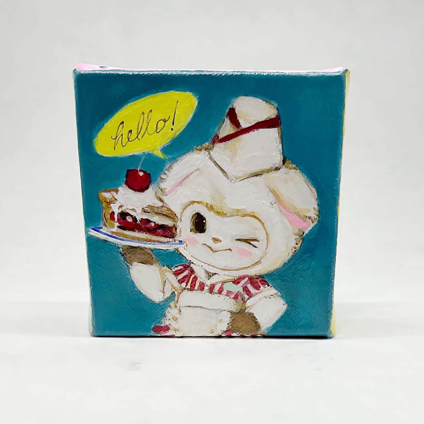 加倉井ミサイルのインスタグラム：「［hello！BEARD Bakery］Diner 2023 / 小作品　　　　　　　　　　　　　　　　ひげのパティシエの大人気ダイナー［BEARD Bakery］へようこそ！　　　　#illustration #drawing #artwork #art #manga」