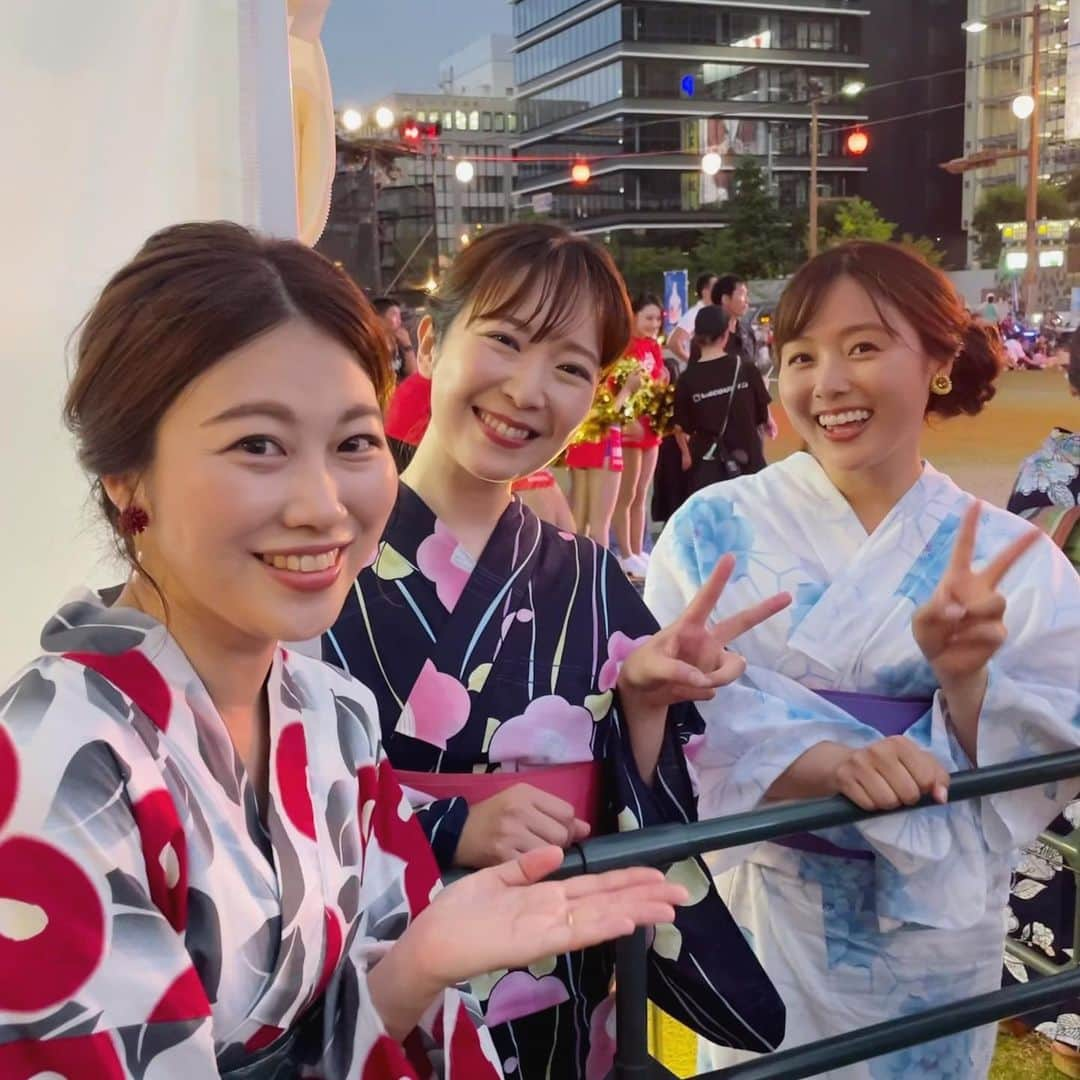 糸永有希さんのインスタグラム写真 - (糸永有希Instagram)「花畑広場Square Festival  Summer Edition盆踊り！  KKTの永島アナウンサーと きのう司会を担当しました😊  #RKK#TBS 系列  #熊本放送#3ch #KKT#日テレ 系列 #熊本県民テレビ#4ch #花畑広場#盆踊り  KKTの平井アナウンサーも 遊びに来てくれました✌️  ビアガーデンは きょう夜9時まで楽しめます🍻」7月30日 18時08分 - yukiiitonaga