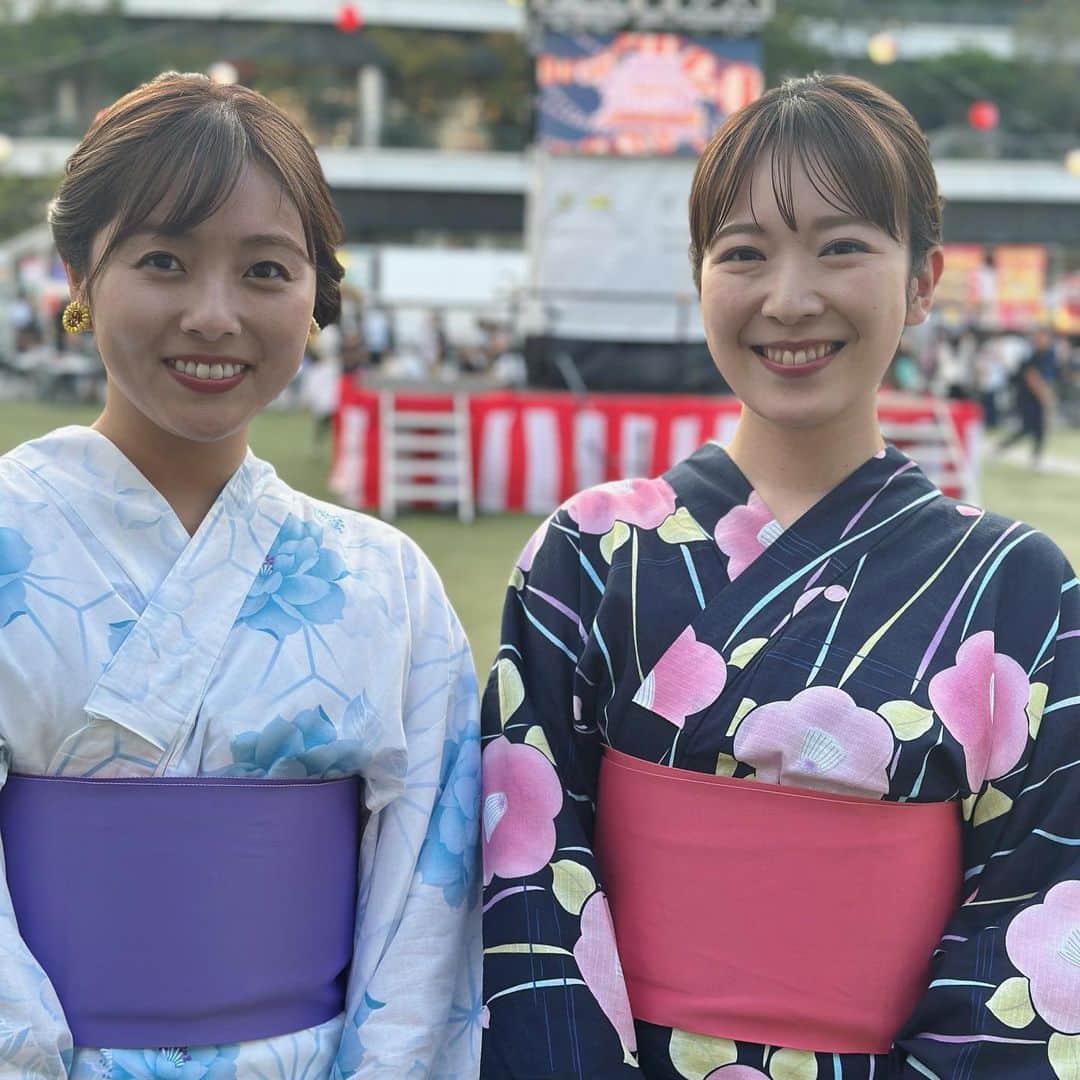 糸永有希さんのインスタグラム写真 - (糸永有希Instagram)「花畑広場Square Festival  Summer Edition盆踊り！  KKTの永島アナウンサーと きのう司会を担当しました😊  #RKK#TBS 系列  #熊本放送#3ch #KKT#日テレ 系列 #熊本県民テレビ#4ch #花畑広場#盆踊り  KKTの平井アナウンサーも 遊びに来てくれました✌️  ビアガーデンは きょう夜9時まで楽しめます🍻」7月30日 18時08分 - yukiiitonaga