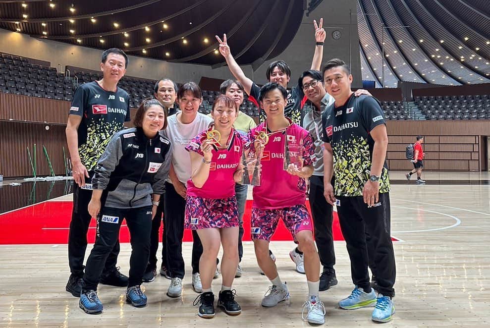 渡辺勇大さんのインスタグラム写真 - (渡辺勇大Instagram)「DAIHATSU Japan Open 2023 Champion🇯🇵🥇✨ 沢山のサポートが背中を押してくれました！ありがとうございました！ 最高の舞台で最高の成績が出せて嬉しいです！また次に向けて頑張ります！  📷 @badmintonphoto_official   #ワタガシ #badminton」7月30日 18時28分 - yuta.watanabe0613
