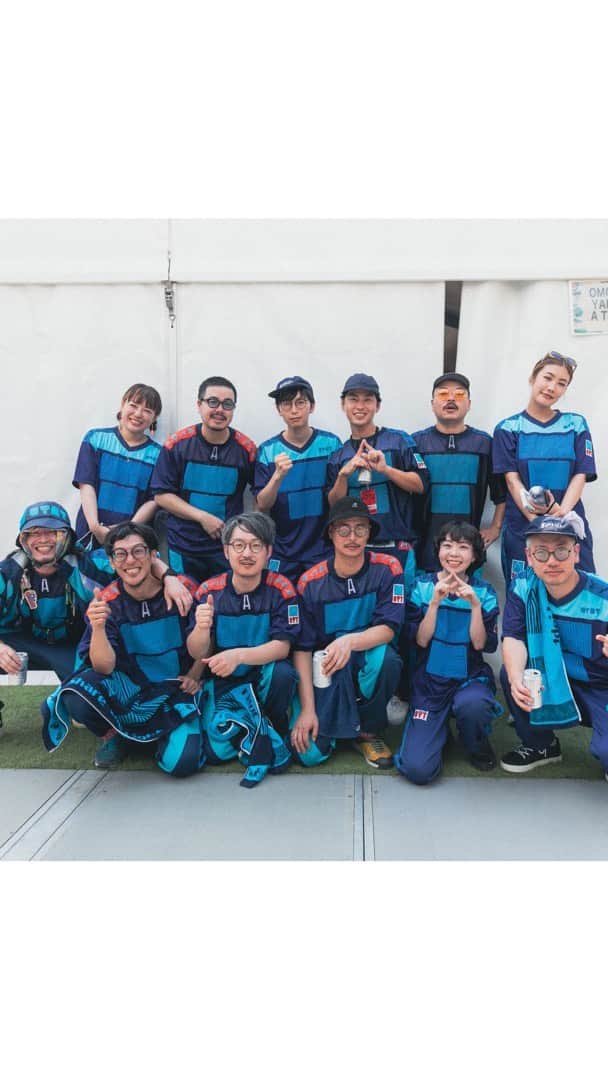 思い出野郎Aチームのインスタグラム：「THANK YOU！！ 「FUJI ROCK FESTIVAL'23」 #fujirock #fujirockfestival #フジロック   VJ @yujikamiyama」