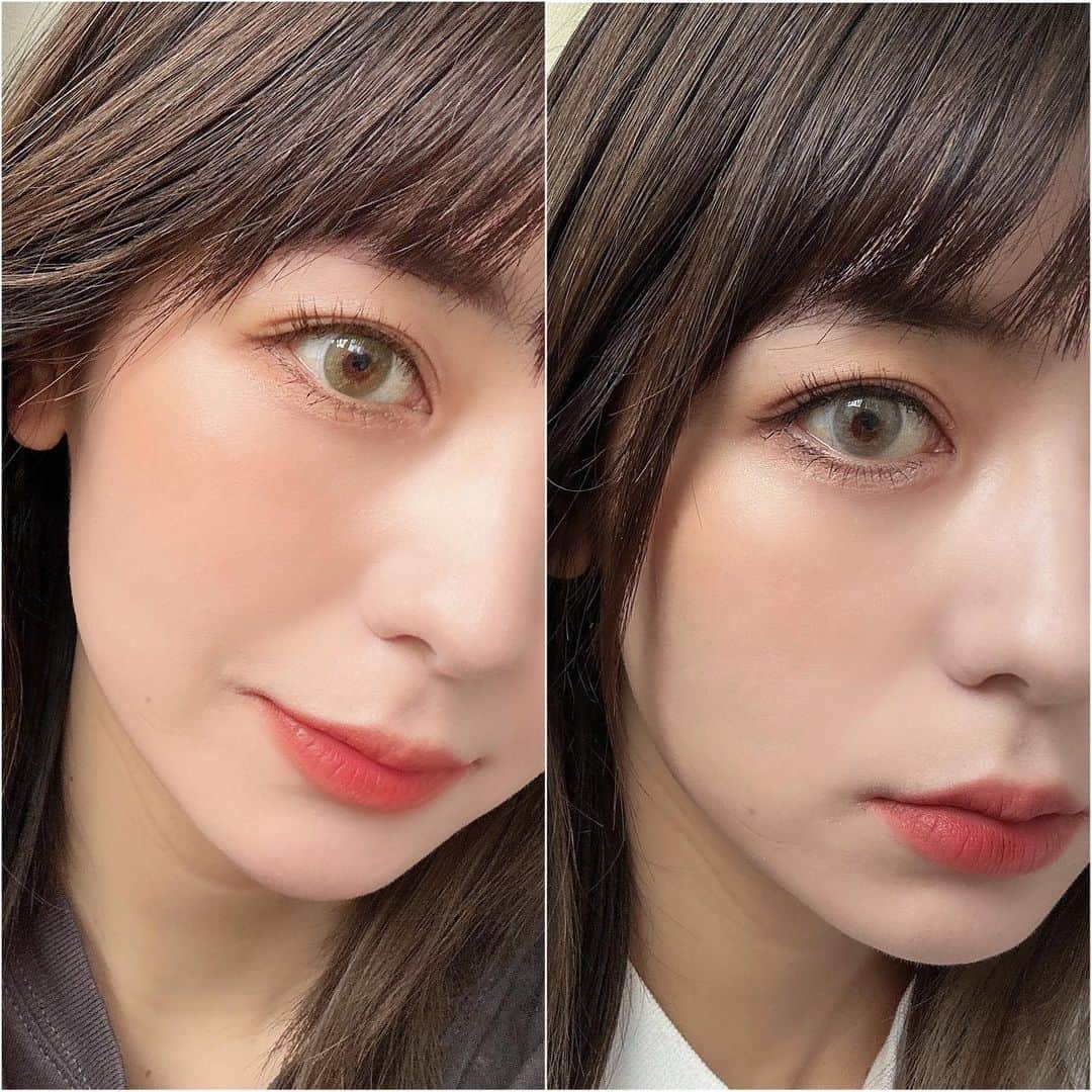 marikoのインスタグラム：「＊ . @poplens_official  ☑︎ OCEAN VELVET 1DAY HAZEL. GRAY. GREEN ・DIA 14.2mm 着色直径 13.0mm 含水率 48%  ライトトーンとゴールドカラー感のシートンカラーでハーフみたいな目元に🙆‍♀️ 意外と馴染んでてビックリ😳  ☑︎ENDING 1DAY OLIVE ・DIA 14.2mm 着色直径 13.2mm 含水率 48%  じゅんわりしたデザインがふわっと優しく溶けみ、鮮明なサークルラインがはっきりとした目元にꙨꙻꙨꙻ✧*  . ＊ #POPLENS#ポップレンズ#カラコン#オーレンズ#虹彩カラコン#ハーフカラコン#じゅんわりカラコン#デイリーカラコン#カラコンレポ」