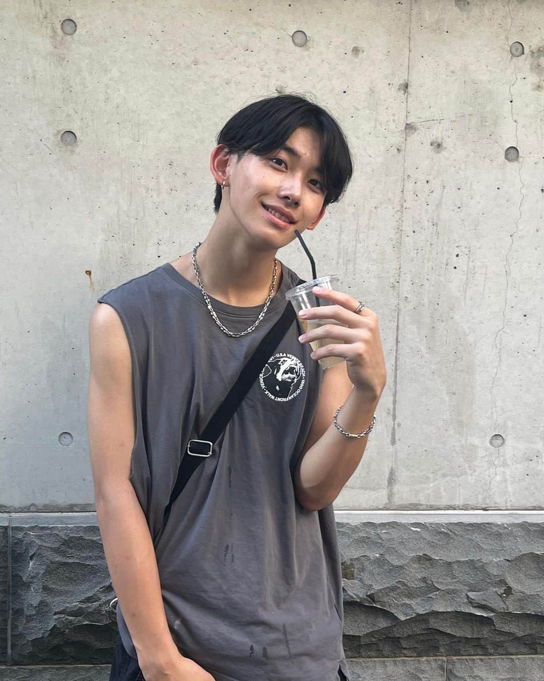菊地瑛仁のインスタグラム：「隅田川の花火大会人混みだったけど楽しかった！！！ #チュンムン編  #今日好き  #今日好きになりました」