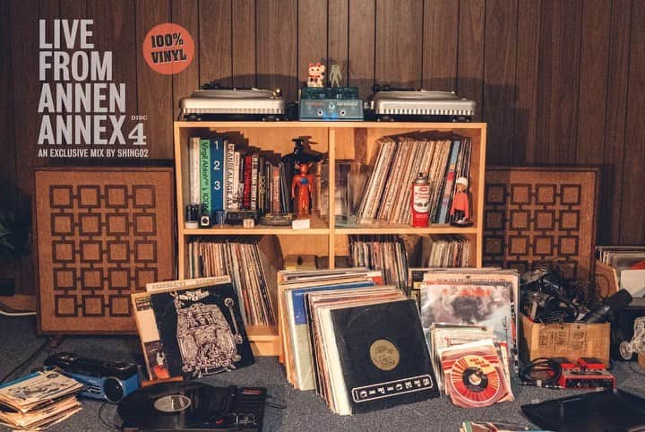 Shing02のインスタグラム：「LIVE FROM ANNEN ANNEX Disc4 [60min / CD / Cassette] 9/15 Release 100% vinyl mixed and produced by Shing02 @wenodrecords」