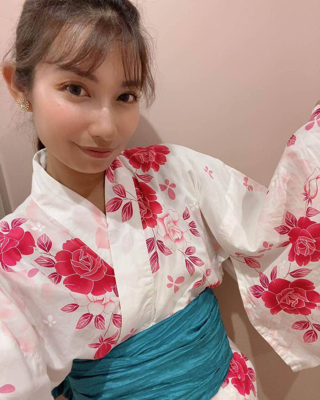 エマ中岡優姫のインスタグラム：「お祭りわっしょい🪅 楽しかったー❤️ #サニ坊とエママの日常」