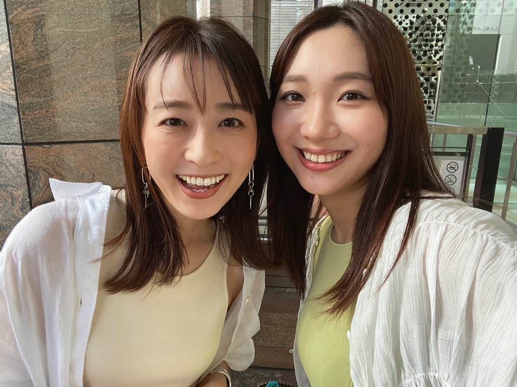 伊藤舞のインスタグラム：「🥪 この数ヶ月、最後かなーって言いながら 何回もランチもお茶もした気がするけど 多分これが本当に最後。 . たぶん…笑！ . . #まりなちゃん」