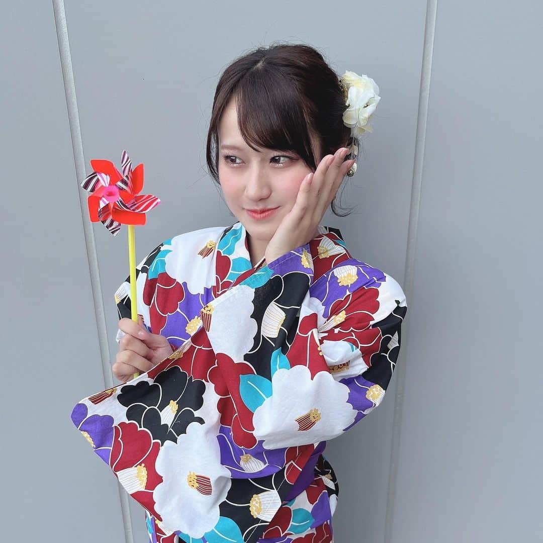 川平聖さんのインスタグラム写真 - (川平聖Instagram)「ゆかた〜🌼」7月30日 20時28分 - hijiri__hkt48