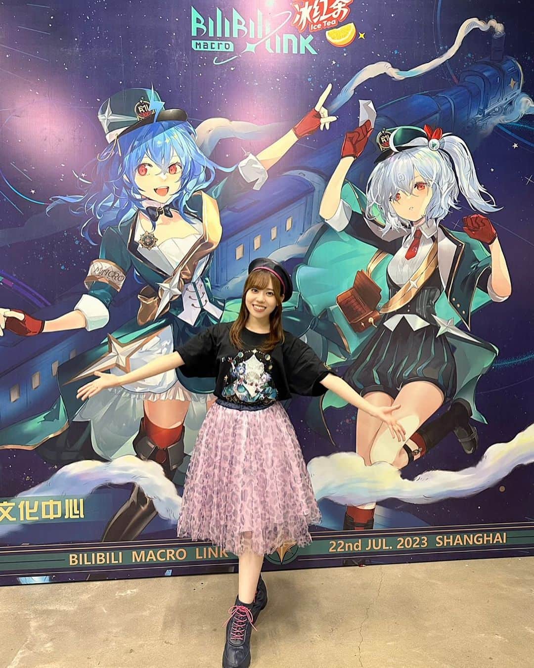 のインスタグラム：「♪  この前、上海に行った時のー！💭💭 たのしかったなぁ。  Liella!の楽曲はもちろん！！ クーカーでまた「Tiny Stars」を披露できたのもすごく嬉しかったです。🙌🏻  #BML2023 #BML #lovelive #Liella!」