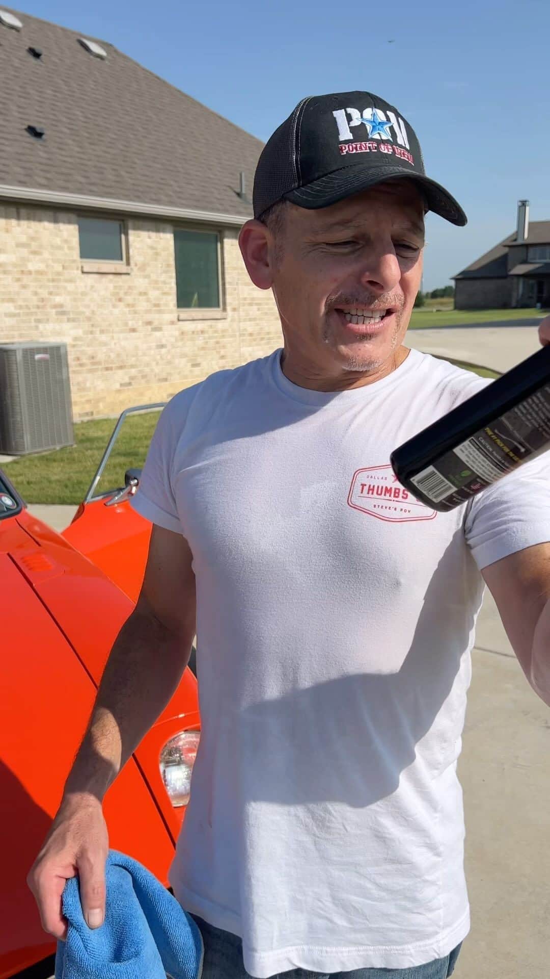 スティーブのインスタグラム：「I am loving the Next Level @nextlevelcarcareus car care products. Easy to use with great results for all my cars, painted or wrapped. 最近の気に入りスプレーワックス‼️」
