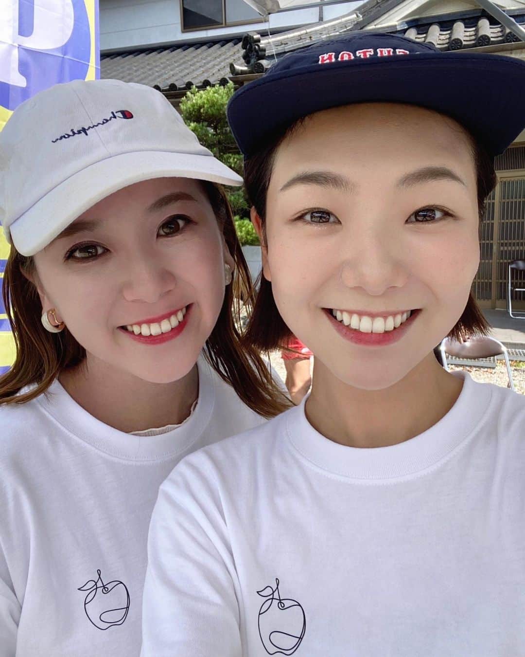 のインスタグラム：「実はプライベートで仲良し！ MBCの森万由子アナウンサー❣️  おもろいねぇさんです😘  #森万由子　#横山あさみ #アナウンサー #鹿児島 #かごしま」