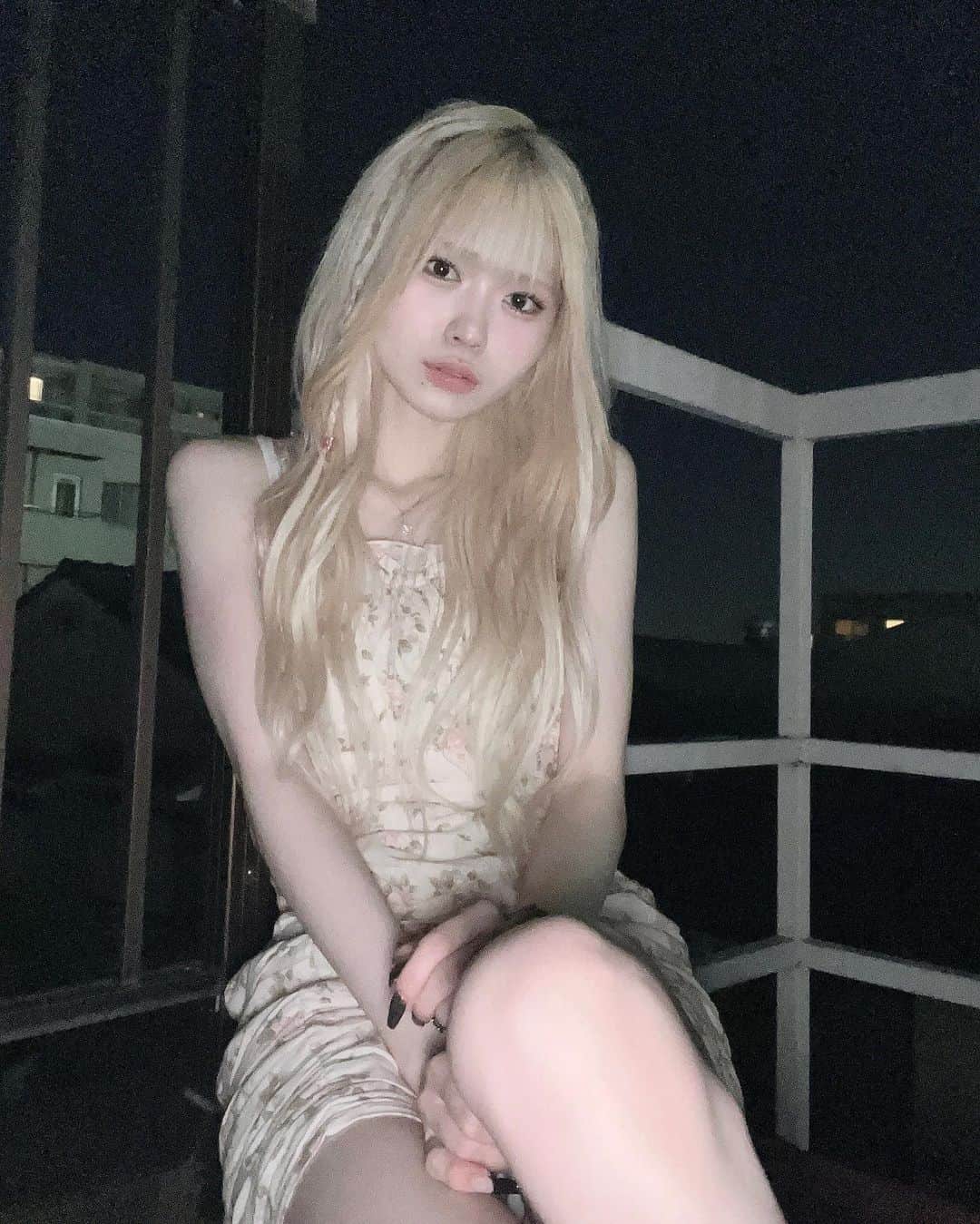 謝花南のインスタグラム：「ﾝ」