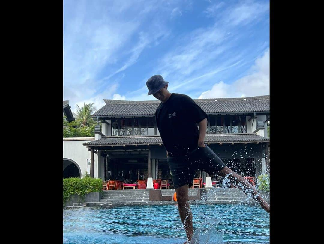 テギョンさんのインスタグラム写真 - (テギョンInstagram)「Another Perfect Vacation  Thank You! @bababeachclub.natai by @sripanwa」7月30日 21時06分 - taecyeonokay