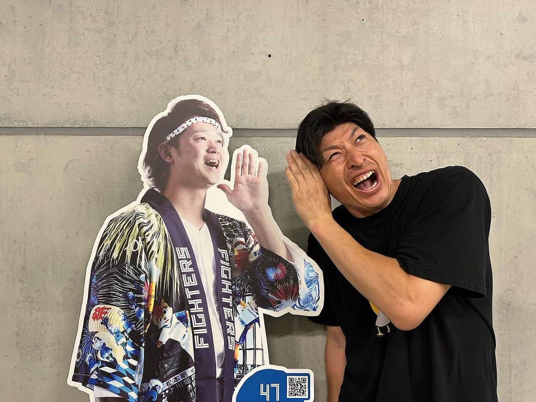 新垣勇人さんのインスタグラム写真 - (新垣勇人Instagram)「あんだって！？  #鈴木健矢 #新垣勇人 #北海道日本ハムファイターズ #エスコンフィールド北海道」7月30日 21時17分 - hayato.arakaki28