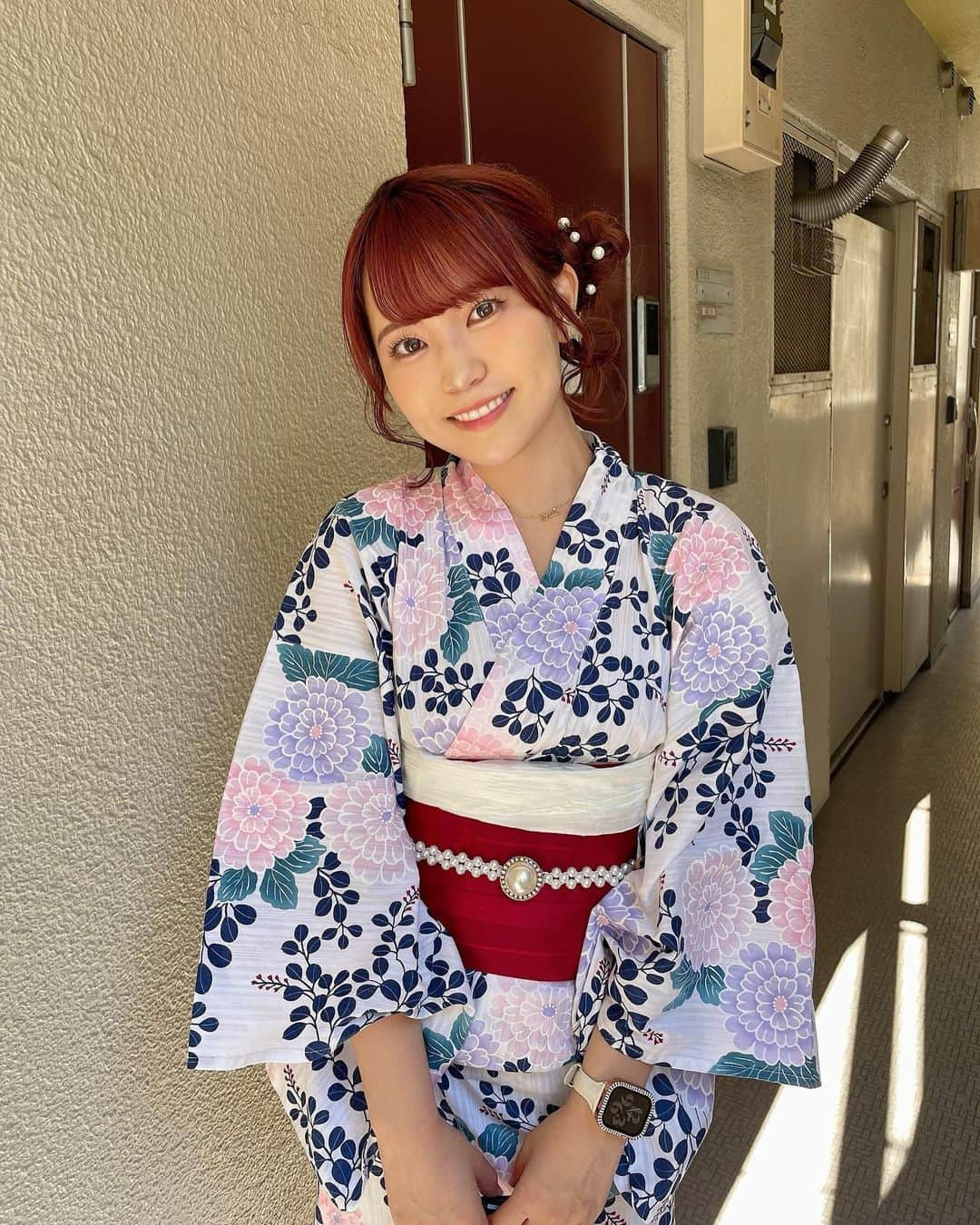 坂東遥さんのインスタグラム写真 - (坂東遥Instagram)「🎐🪄  今年初、浴衣 いかがでしょうか👘🌙  #浴衣」7月30日 21時21分 - b.haruka1103