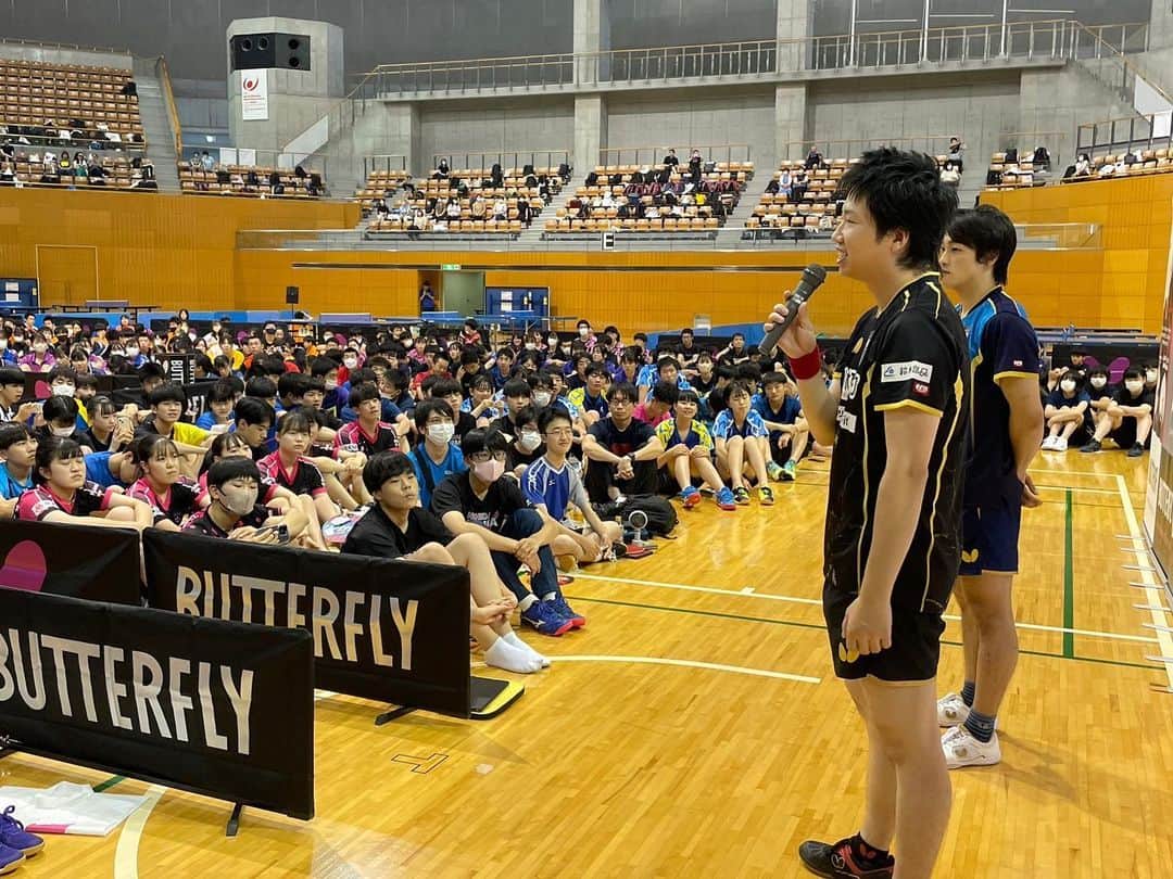 水谷隼さんのインスタグラム写真 - (水谷隼Instagram)「第20回記念　NAGANO卓球フェスティバルスペシャルイベントに出演しました^ ^ 約1300人の来場者、たくさんの小中高生が来てくれてめっちゃ盛り上がりました🏓 どんどんみんな強くなってる😆」7月30日 21時26分 - mizutani_jun0609