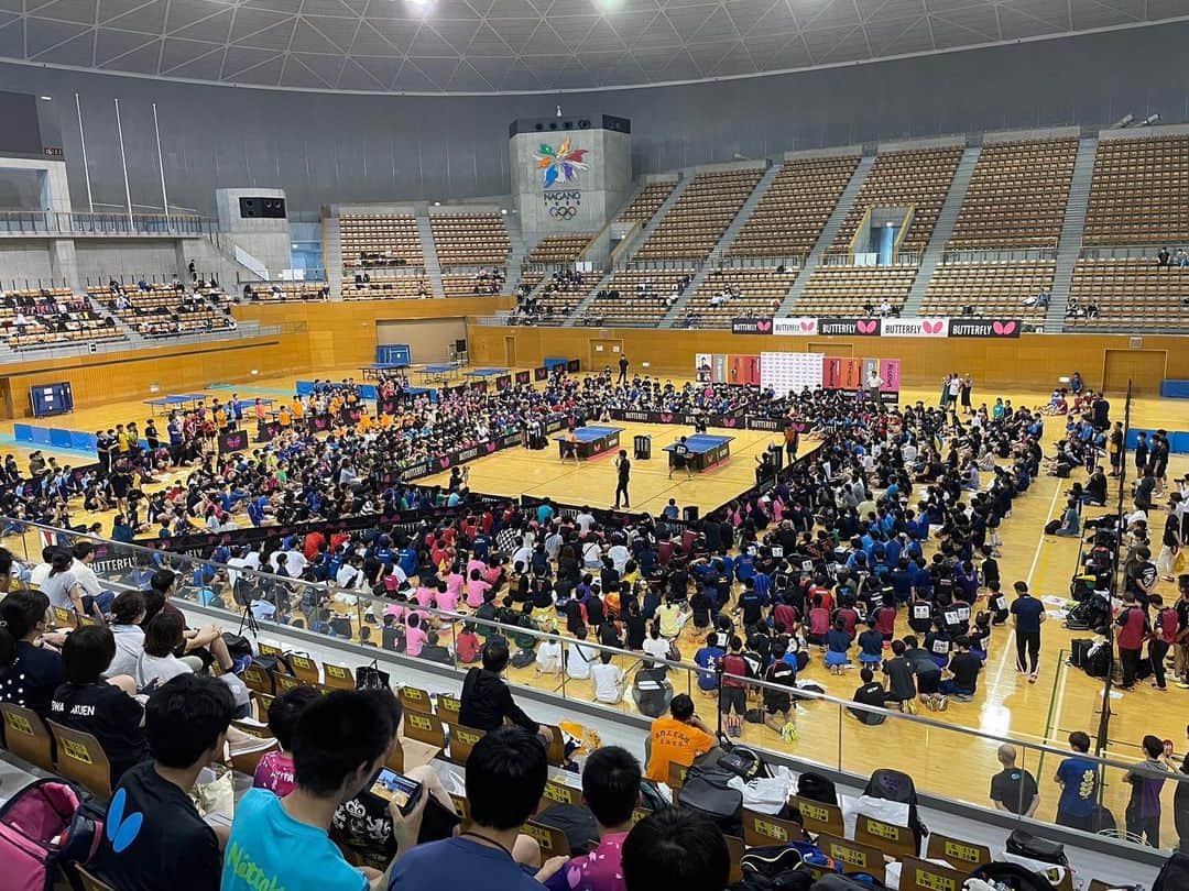 水谷隼さんのインスタグラム写真 - (水谷隼Instagram)「第20回記念　NAGANO卓球フェスティバルスペシャルイベントに出演しました^ ^ 約1300人の来場者、たくさんの小中高生が来てくれてめっちゃ盛り上がりました🏓 どんどんみんな強くなってる😆」7月30日 21時26分 - mizutani_jun0609