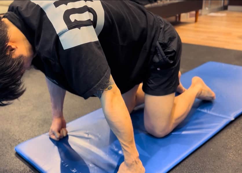 中野崇さんのインスタグラム写真 - (中野崇Instagram)「肩甲骨パフォのレベル上げるには腕は色んなパターンを使います。 足と股関節の関係よりも圧倒的に要求されるパターンが多いです。  #肩甲骨 #腕立て伏せ #金子晃大 #腕トレ #身体操作 #JARTA」7月30日 21時32分 - tak.nakano