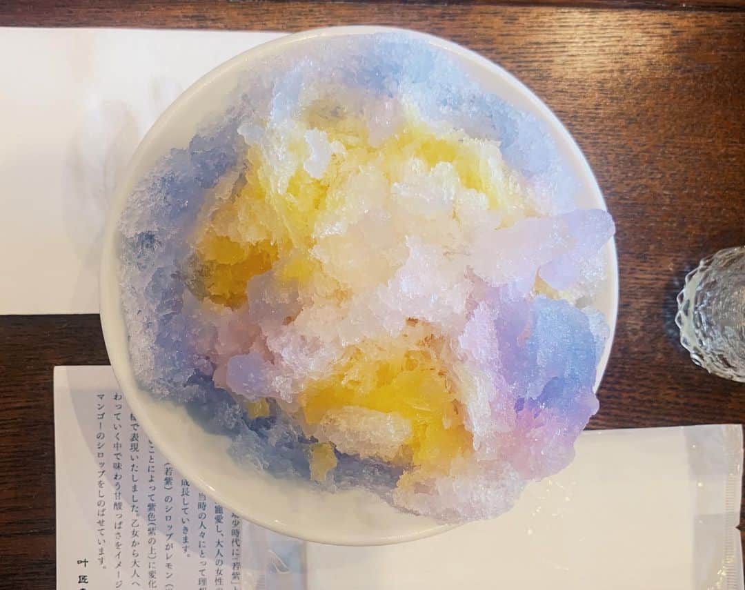 ゆきほさんのインスタグラム写真 - (ゆきほInstagram)「#かき氷　#滋賀グルメ  きれいな色」7月30日 23時31分 - yukifox