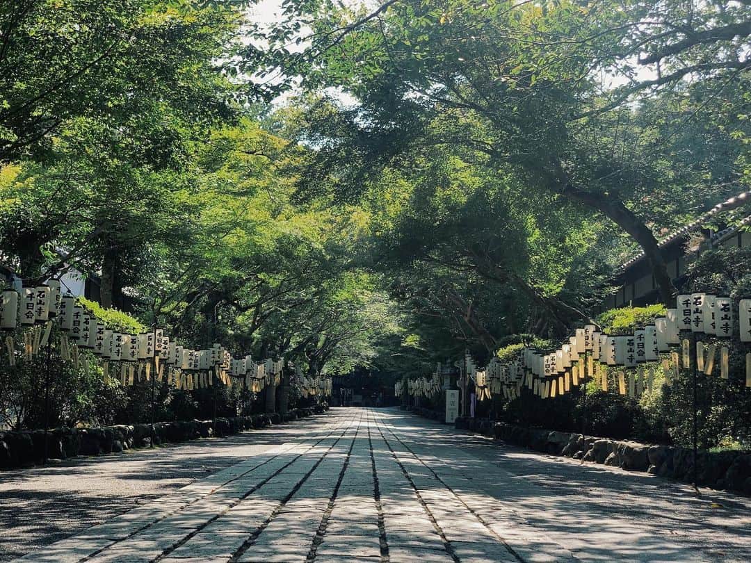 ゆきほのインスタグラム：「#滋賀 石山寺 希望ヶ丘文化公園」