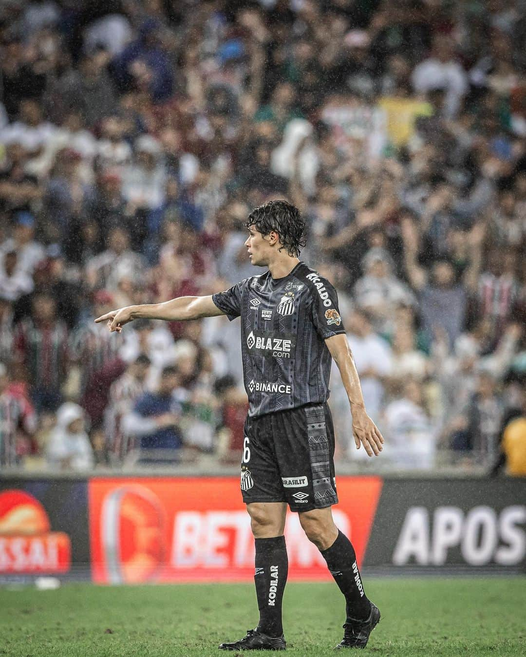 ドドさんのインスタグラム写真 - (ドドInstagram)「🖤🤍🐳 #FLUxSAN #Brasileirão2023 #SantosFC」7月30日 23時32分 - dodopires