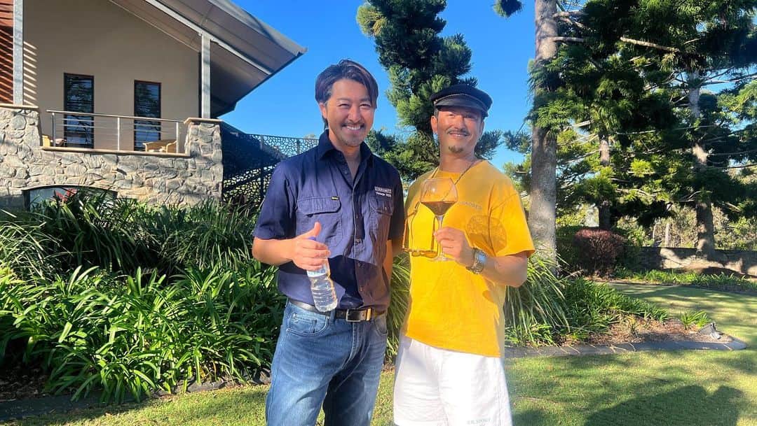 池内博之さんのインスタグラム写真 - (池内博之Instagram)「Thank u for all💜🍷🍷🍷 SIRROMETの歴史とワイン作りの工程を知りながら飲むワインは格別でした。 #QUEENSLAND #sirrometwinery」7月31日 9時52分 - hiroyuki.ikeuchi
