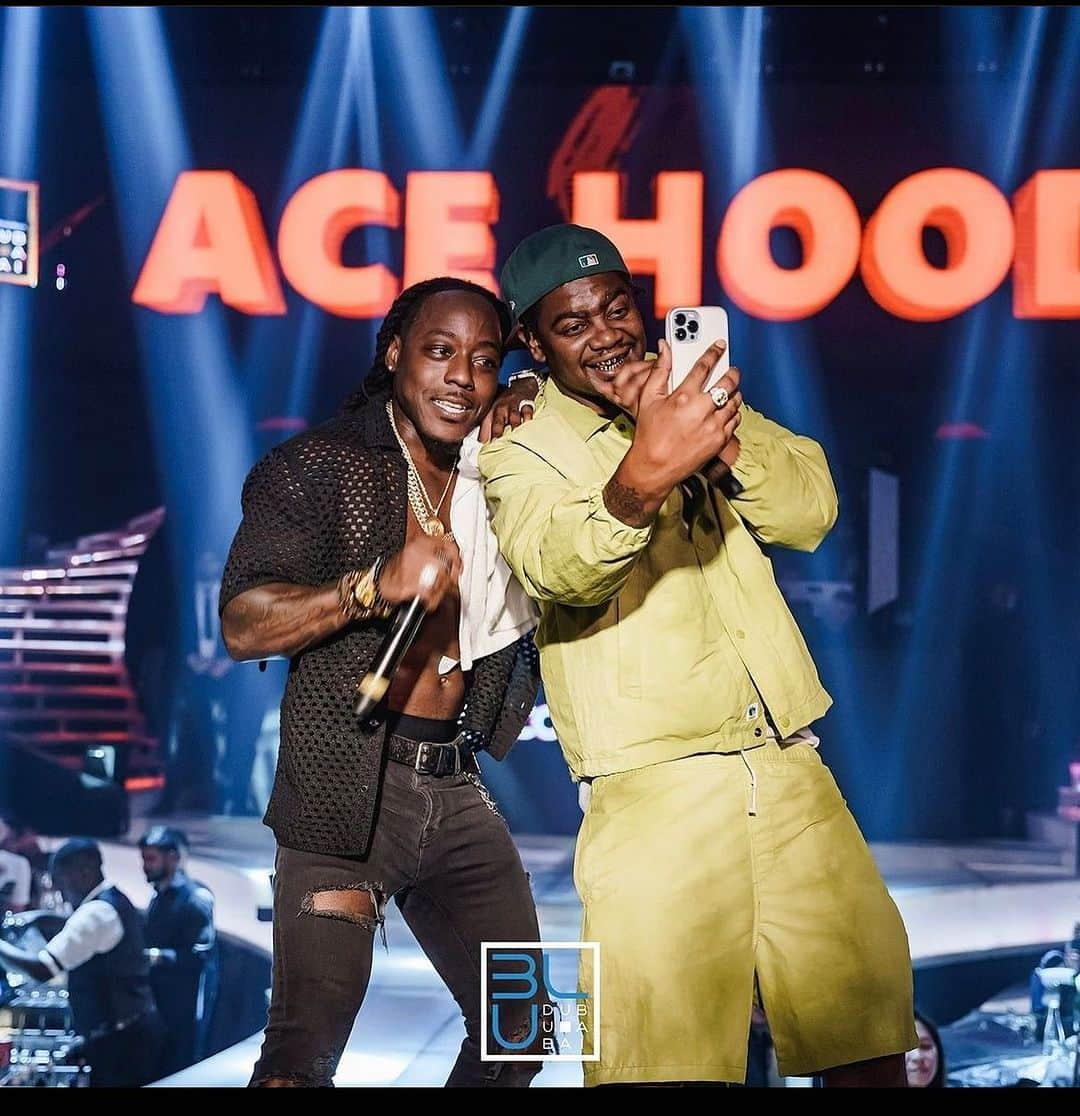 エイス・フッドのインスタグラム：「Internationally known ft my Brudda! #HoodNatioN — New music. #SoonCome」