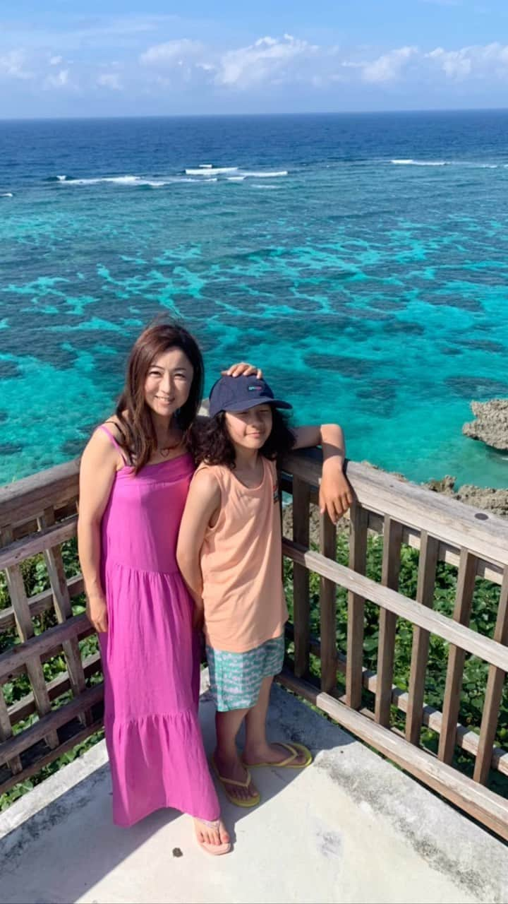 上田ユキエのインスタグラム：「🇺🇸 Family Trip 🇯🇵🌴 #japantrip #okinawa #miyakojima #family #memories #japaneseamerican #親子三代 #家族旅行 #日系アメリカ人 #沖縄 #宮古島 #東平安名崎」