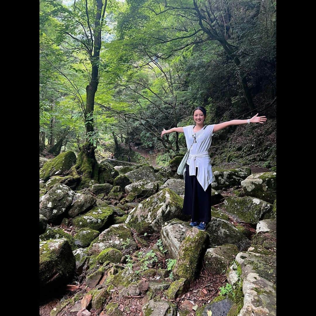 鈴木蛍さんのインスタグラム写真 - (鈴木蛍Instagram)「大自然に触れてマイナスイオンをたくさん浴びてきました🫧 三重県名張市にある忍者修行の里 赤目四十八滝 暑〜い日だったけど自然に囲まれて気持ちよかった✨ 結構歩いたぁぁ🚶‍♀️  #三重県名張市 #忍者修行の里 #赤目四十八滝 #マイナスイオン #夏の思い出」7月31日 4時21分 - jphotaru
