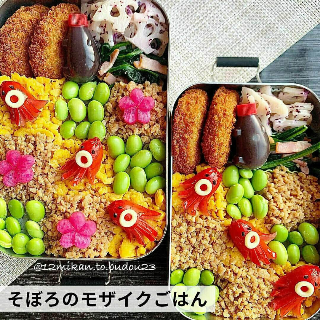 おうちごはん編集部さんのインスタグラム写真 - (おうちごはん編集部Instagram)「【#そぼろ弁当 5選】  #お弁当 何作ろうかな？と毎日考えるのも大変ですよね🍱✨✨  今回は「そぼろ弁当」ということで、たまごそぼろやそぼろのモザイクごはん弁当などさまざまなアイデアをご紹介します❣️  明日のお弁当にいかがでしょうか😊💕  ------------------  🍱鮭のカマ焼きとたまごそぼろ photo by @nena.rio.obento  🍱豚そぼろ photo by @yayoko6580  🍱ニ色そぼろのタケノコステーキのせ photo by @e_____mu.06  🍱そぼろのモザイクごはん photo by @12mikan.to.budou23  🍱タコライス photo by @kyooon0506  ------------------  ◆ #おうちごはんLover を付けて投稿するとおうちごはんの記事やこのアカウント、おうちごはん発信のトレンドリリースなどでご紹介させていただくことがございます。スタッフが毎日楽しくチェックしています♪  ［staff : mico］ ------------------  #おうちごはんLover #おうちごはんラバー #ouchigohanlover #ouchigohan #おうちごはん #おうちカフェ #そぼろ#そぼろ弁当 #弁当 #お弁当 #べんとう #おべんとう #obento #手作りごはん #料理 #手料理 #家庭料理 #手作り料理 #献立 #おうち時間 #暮らしを楽しむ #あしたのおうちごはん #お弁当の盛り付け」7月31日 6時00分 - ouchigohan.jp