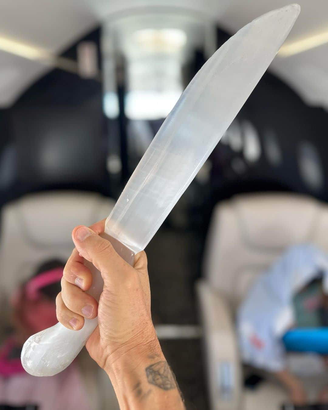 ロブ・ディアデックさんのインスタグラム写真 - (ロブ・ディアデックInstagram)「California’s Perfect Little Miss is ready to chase the crown again this year . You know we keep that selenite liquid light sword  when we are traveling to a pageant . We need to do everything we can to keep the vibrations high with that divine light , love , grace and gratitude that only crystal sword can provide.」7月31日 8時31分 - robdyrdek