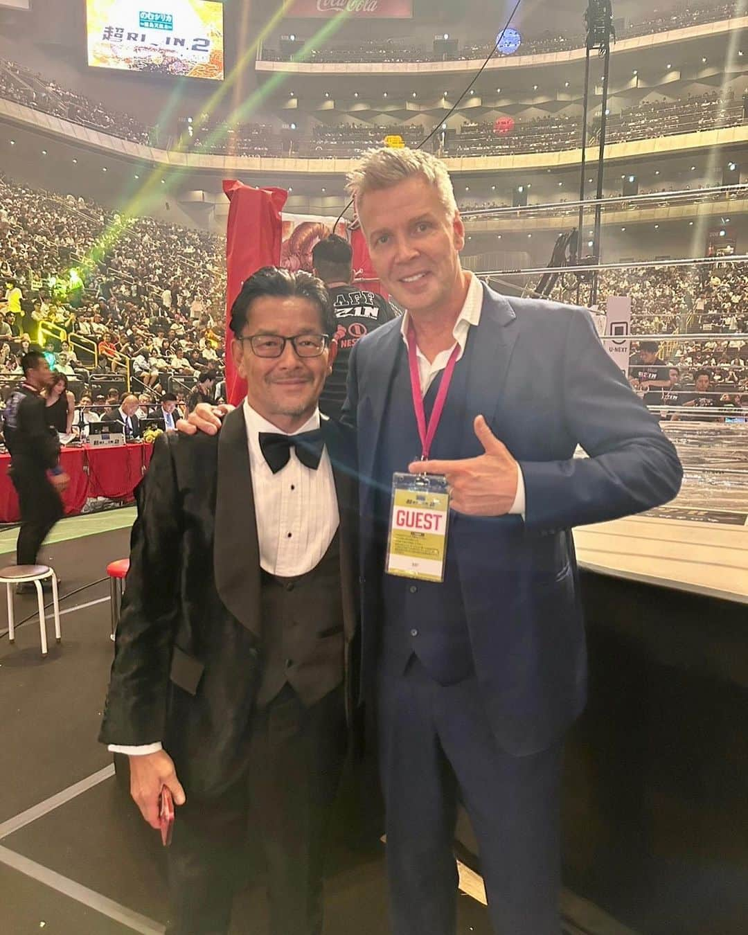 榊原信行さんのインスタグラム写真 - (榊原信行Instagram)「昨日の超RIZIN.2では、千裕がさいたまスーパーアリーナに稲妻を落としたり、アゼルバイジャンから国会副議長等がご挨拶をしてくれたり、RIZINガール2022の卒業があったりと、今回も内容盛りだくさんでした！  超RIZIN.2は8/5（土）までアーカイブ配信中ですので、是非、何度でも楽しんでください！  Yesterday's SUPER RIZIN.2 had a lot of content, such as Chihiro Suzuki  dropping lightning at the Saitama Super Arena, greetings from Azerbaijan's vice-president of the National Assembly, and the graduation of RIZIN GIRL 2022. !  SUPER RIZIN.2 is being archived until 8/5 (Sat), so please enjoy it as many times as you like!  #超RIZIN2 #鈴木千裕 #アゼルバイジャン #RIZINガール2022 #伊澤星花 #朝倉海 #デイヴィッドグリーン #ジェリーミレン #レニーハート #SUPERRIZIN2 #BellatorxRizin2 #ChihiroSuzuki #Azerbaijan #SeikaIzawa #KaiAsakura #DavidGreen #JerryMillen #LenneHardt」7月31日 19時50分 - nobu_sakakibara