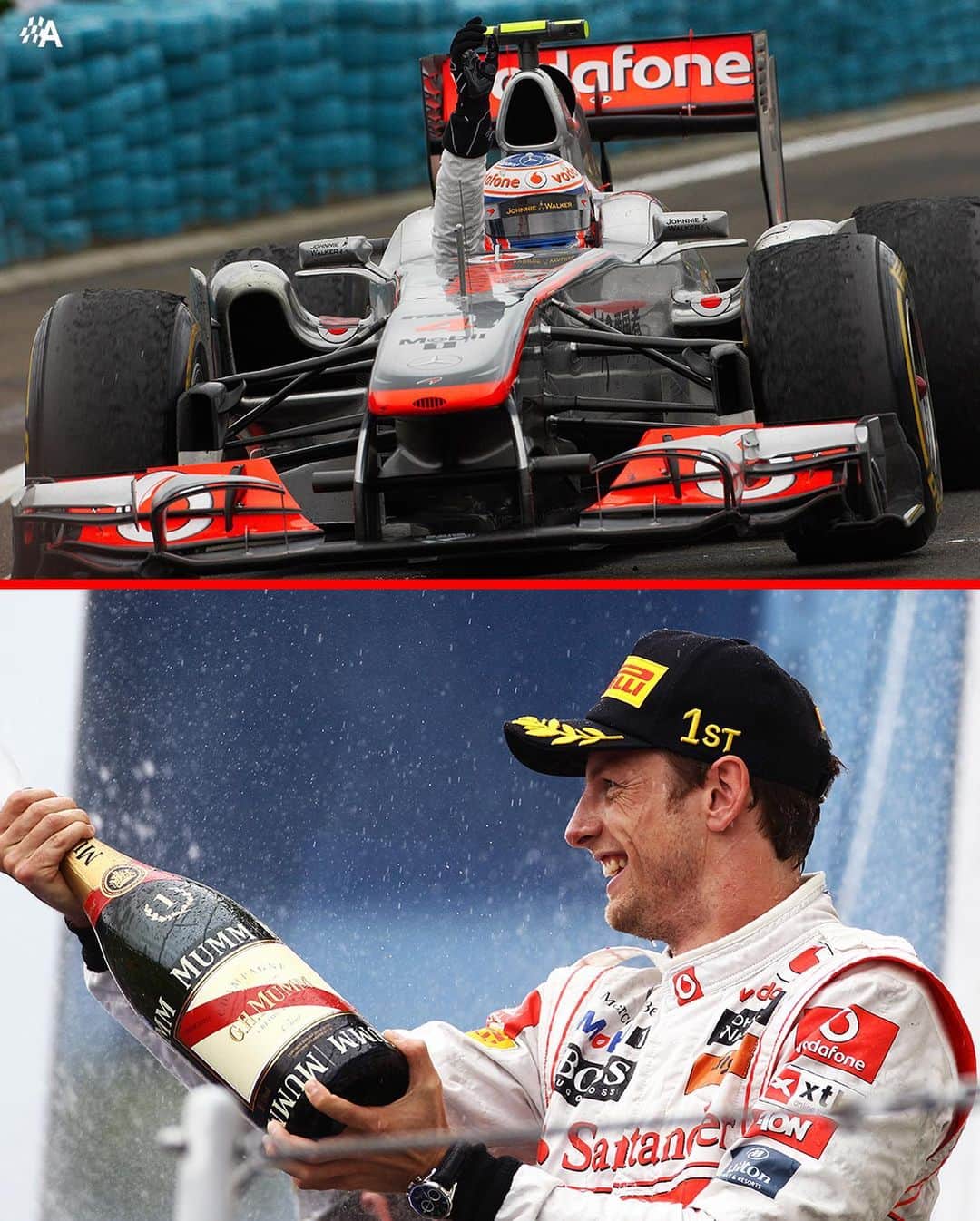 ジェンソン・バトンさんのインスタグラム写真 - (ジェンソン・バトンInstagram)「#OnThisDay in 2011, @JensonButton won the #HungarianGP for McLaren. It was JB's 200th F1 start and the 11th win of his career 🏆   Did you watch the race live?   #F1 #JensonButton #McLaren #JB22 #Formula1 #Motorsport #OTD #Autosport」7月31日 18時56分 - jensonbutton