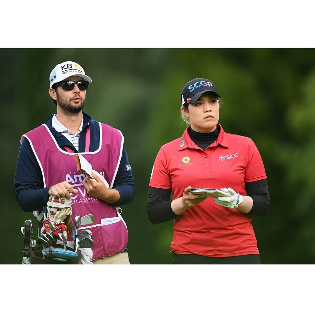 アリヤ・ジュタヌガーンさんのインスタグラム写真 - (アリヤ・ジュタヌガーンInstagram)「Thank you Amundi Evian Championship and Evian Resort Golf club for hosting the fourth major. The course was challenging and weather conditions were tough which was a true test to all!  I always enjoyed my time in this small town with breathtaking views. Thank you again for a fantastic week and see you next year! 😇😇」7月31日 19時08分 - mayariya