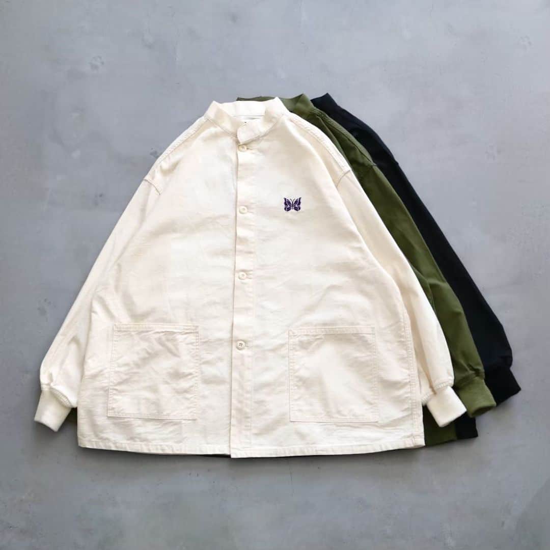 のインスタグラム：「_ Needles / ニードルズ "S.C. Army Shirt - Back Sateen" ￥22,000- _ 〈online store / @digital_mountain〉 https://www.digital-mountain.net _ 【オンラインストア#DigitalMountain へのご注文】 *24時間受付 *14時までのご注文で即日発送 *1万円以上ご購入で送料無料 tel：084-973-8204 _ We can send your order overseas. Ordering procedure details can be found here. >>http://www.digital-mountain.net/html/page56.html  _ #NEPENTHES #Needles #ネペンテス #ニードルズ _ 実店舗：@wonder_mountain_ #WonderMountain  〒720-0043  広島県福山市船町2-23 JR 「#福山駅」より徒歩10分 #ワンダーマウンテン #japan #hiroshima #福山 #福山市 #尾道 #倉敷 #鞆の浦 近く _ WOMEN/GOODS： @hacbywondermountain _」