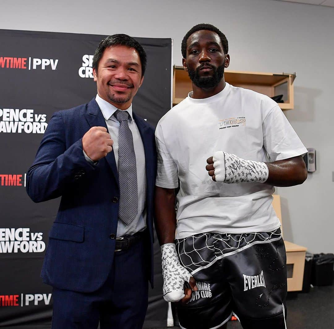 マニー・パッキャオのインスタグラム：「Congrats to @tbudcrawford last night. What a performance.」